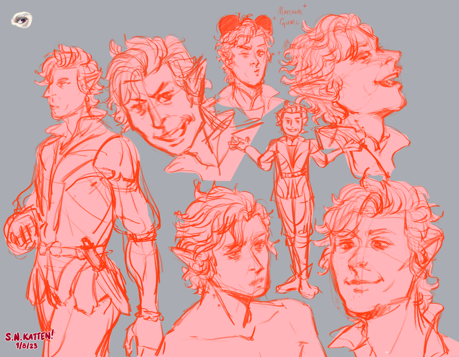 Astarion Sketches